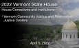 Vermont State House - Vermont Community Justice and Restorative Justice Centers 4/5/2022