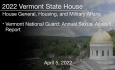 Vermont State House - Vermont National Guard: Annual Sexual Assault Report 4/5/2022