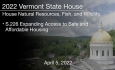Vermont State House - S.226 Expanding Access to Safe and Affordable Housing 4/5/2022