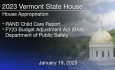 Vermont State House - RAND Child Care Report and FY23 Budget Adjustment Act: Department of Public Safety 1/19/2023