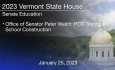 Vermont State House - Office of Senator Peter Welch: PCB Testing and School Construction 1/25/2023