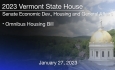 Vermont State House - Omnibus Housing Bill 1/27/2023