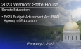 Vermont State House - FY23 Budget Adjustment Act (BAA): Agency of Education 2/3/2023