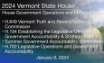 Vermont State House - H.649, H.194, Summer Government Accountability Committee and H.702 1/9/2024