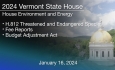 Vermont State House - H.812 Threatened and Endangered Species, Fee Reports, and Budget Adjustment Act 1/16/2024