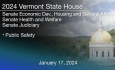Vermont State House - Public Safety 1/17/2024