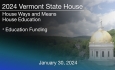 Vermont State House - Education Funding 1/30/2024