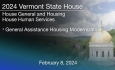 Vermont State House - General Assistance Housing Modernization 2/8/2024