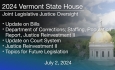 Vermont State House - Joint Legislative Justice Oversight Committee 7/2/2024