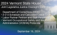 Vermont State House - DOC: 2-2-3 Schedule/Calculated Leave, Labor Partner Petition/Staff Response; VOSHA Protocols 9/18/2024