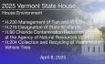 Vermont State House - H.230, H.276, H.86 and H.204 4/8/2025