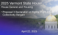 Vermont State House - Proposal 3 Declaration of Rights; Right To Collectively Bargain 4/22/2025