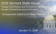 Vermont State House - Employment Options for Newly Released People 1/14/2026