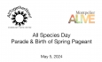 All Together Now! and Montpelier Alive - All Species Day: Parade and Birth of Spring Pageant 5/5/2024