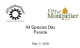 All Together Now! and Montpelier Parks - All Species Day - Parade 5/3/2026