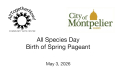 All Together Now! and Montpelier Parks - All Species Day - Birth of Spring Pageant 5/3/2026