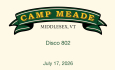 Camp Meade Concerts on the Green Series - Disco 802 7/17/2026