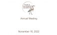 Friends of Waterbury Reservoir - 2022 Annual Meeting 11/16/2022