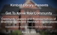 Kimball Library Presents - Get to Know Your Community 4/2/2023