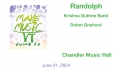 Make Music Day Vermont - Randolph - Krishna Guthrie and Dobet Gnahore at the Chandler Music Hall 6/21/2024