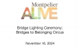 Montpelier Alive - Bridge Lighting Ceremony - Bridges to Belonging Circus 11/16/2024