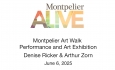Montpelier Alive - Montpelier Art Walk - Performance and Art Exhibition: Denise Ricker and Arthur Zorn 6/6/2025