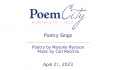 Poem City - Unitarian Church - Poetry Sings