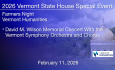 Vermont State House Special Event - Farmers Night - David M. Wilson Memorial Concert with the Vermont Symphony Orchestra and Chorus 2/11/2026