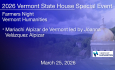 Vermont State House Special Event - Farmers Night - Mariachi Alpizar de Vermont led by Joanna Velázquez Alpizar 3/25/2026
