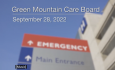 Green Mountain Care Board - September 28, 2022