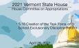 Vermont State House - S.16 Task Force on School Exclusionary Discipline Reform 4/29/2021