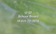 U-32 School Board - March 20, 2019