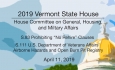 Vermont State House - S.83, S.111 4/11/19