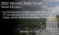 Vermont State House - S.219 Use of Public Funds for Tuition and in the Dual Enrollment 1/14/2022