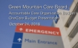 Green Mountain Care Board - October 24, 2018