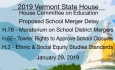 Vermont State House - Proposed School Merger Delay, H.78, H.62, H.3 1/29/19