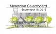 Moretown Selectboard - September 16, 2019