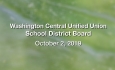 Washington Central Unified Union School District - October 2, 2019