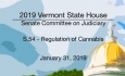 Vermont State House - S.54 - Regulation of Cannabis 1/31/19