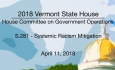 Vermont State House: S.281 - Systemic Racism Mitigation 4/11/18