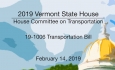 Vermont State House - 19-1006 Transportation Bill 2/14/19