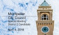 Montpelier City Council - Special Meeting District 2 Candidate