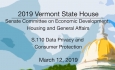 Vermont State House - S.110 Data Privacy and Consumer Protection 3/12/19