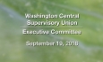 Washington Central Supervisory Union - Executive Committee Meeting 9/19/18