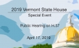 Vermont State House Special Event - Public Hearing on H.57 4/17/19