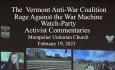 VTAntiWarCoalition  RageAgainstWarMachineActivistComments