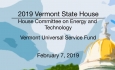 Vermont State House - Vermont Universal Service Fund 2/7/19