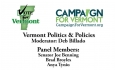 Vote for Vermont: VT Politics & Policies, Senator Joe Benning, Brad Broyles, Anya Tynio