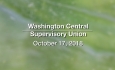 Washington Central Supervisory Union - Executive Committee Meeting 10/17/18