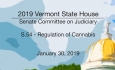 Vermont State House - S.54 - Regulation of Cannabis 1/30/19